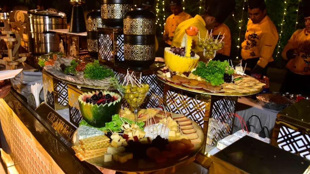 catering setup at terrier hostel, delhi cantt image