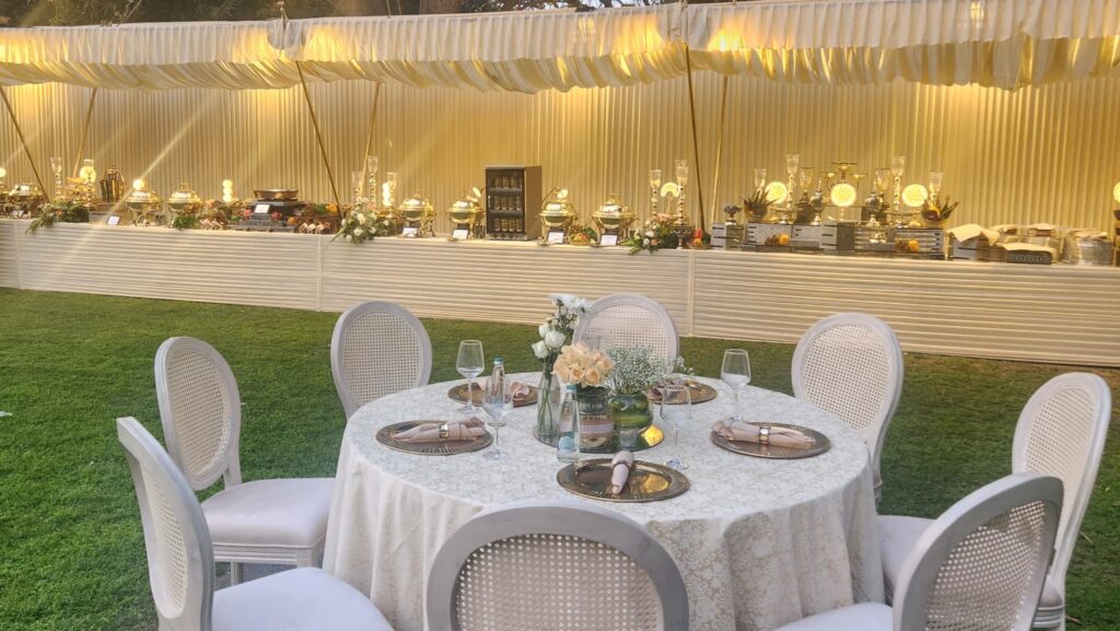 sabre officers mess catering setup image